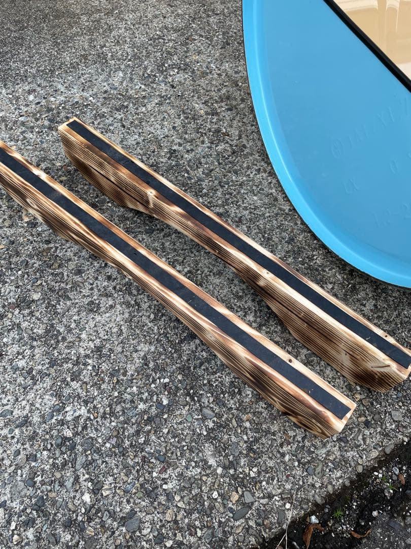 ドラム缶 プランター リメイク 木製台座付き