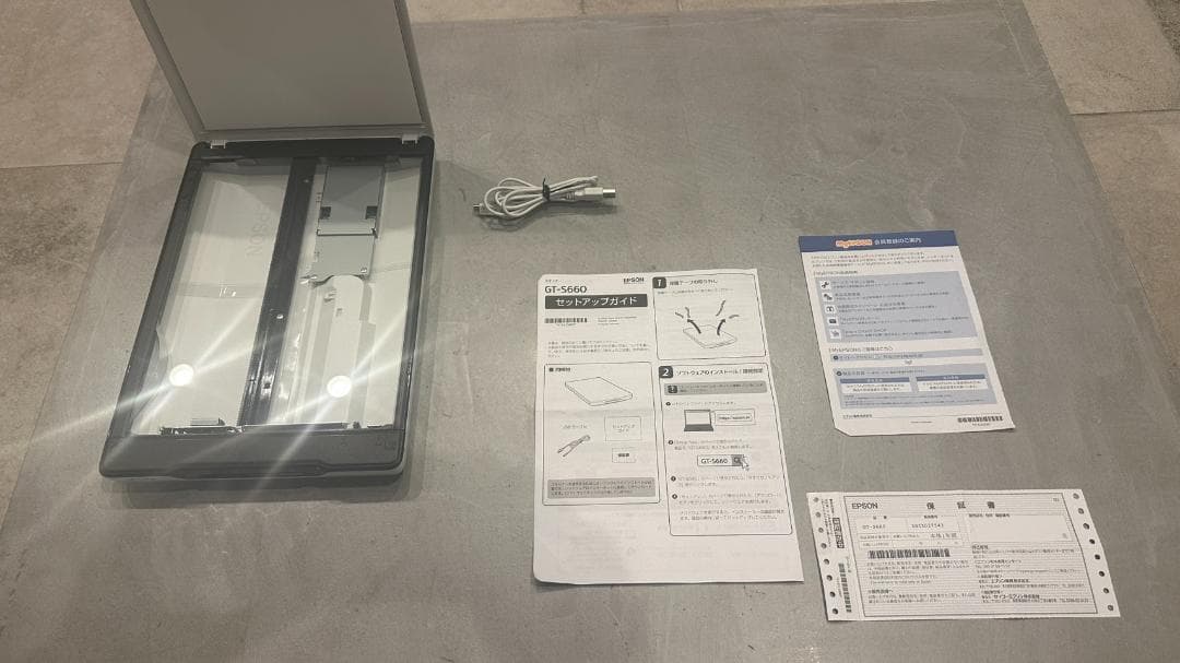 EPSON GT-S660 フラットベッドスキャナー　使用は動作確認のみ