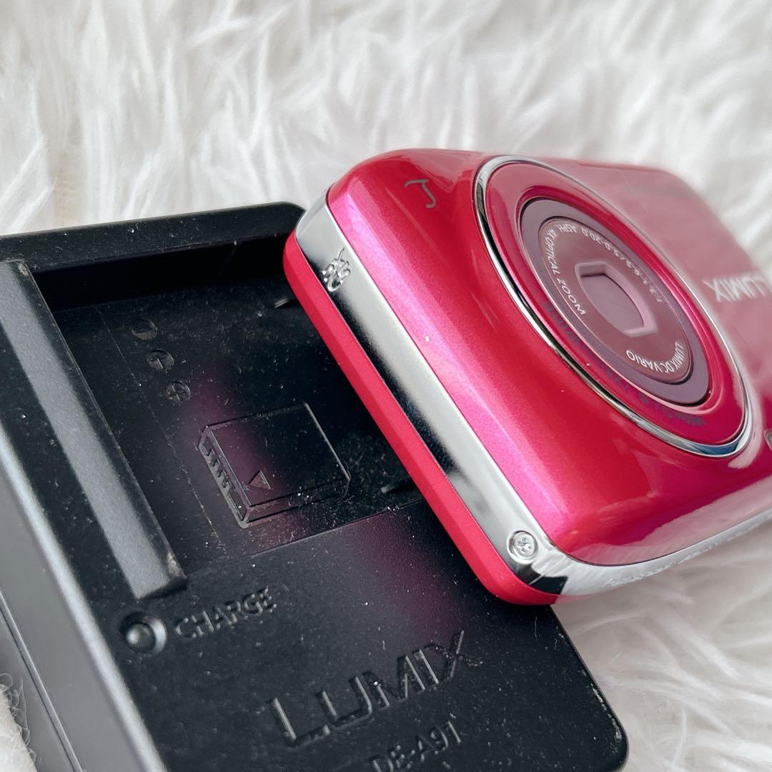 【極美品】Panasonic LUMIX DMC-S2 ピンク デジタルカメラ