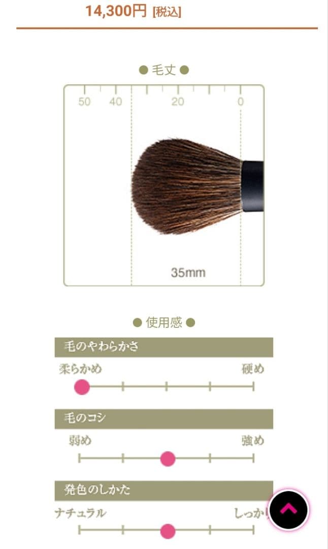 《未使用》 竹宝堂 CHIKUHODO REN-7 チーク ハイライト ブラシ
