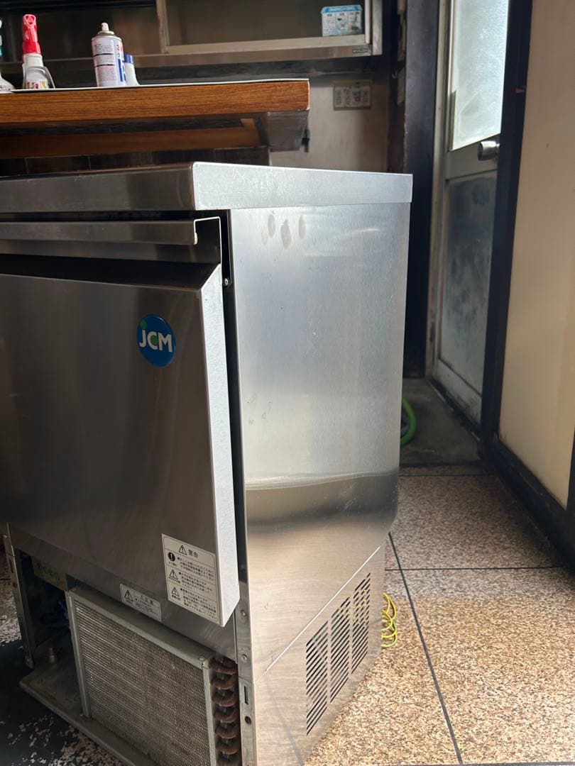 JCM 製氷機 ステンレス製 スタンド型