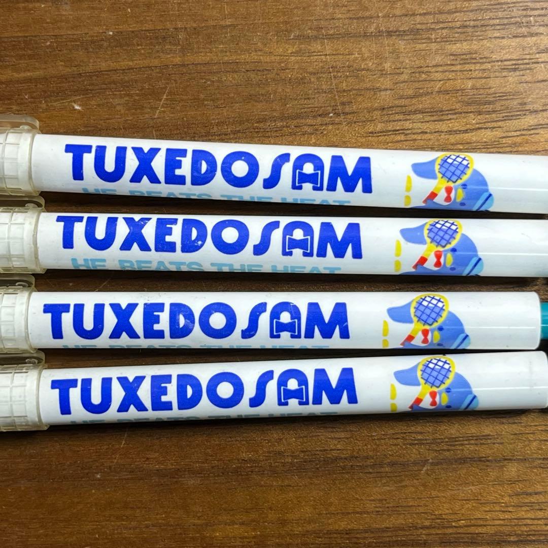 サンリオ　タキシードサム　 キャップ付きシャープペン　4本セット