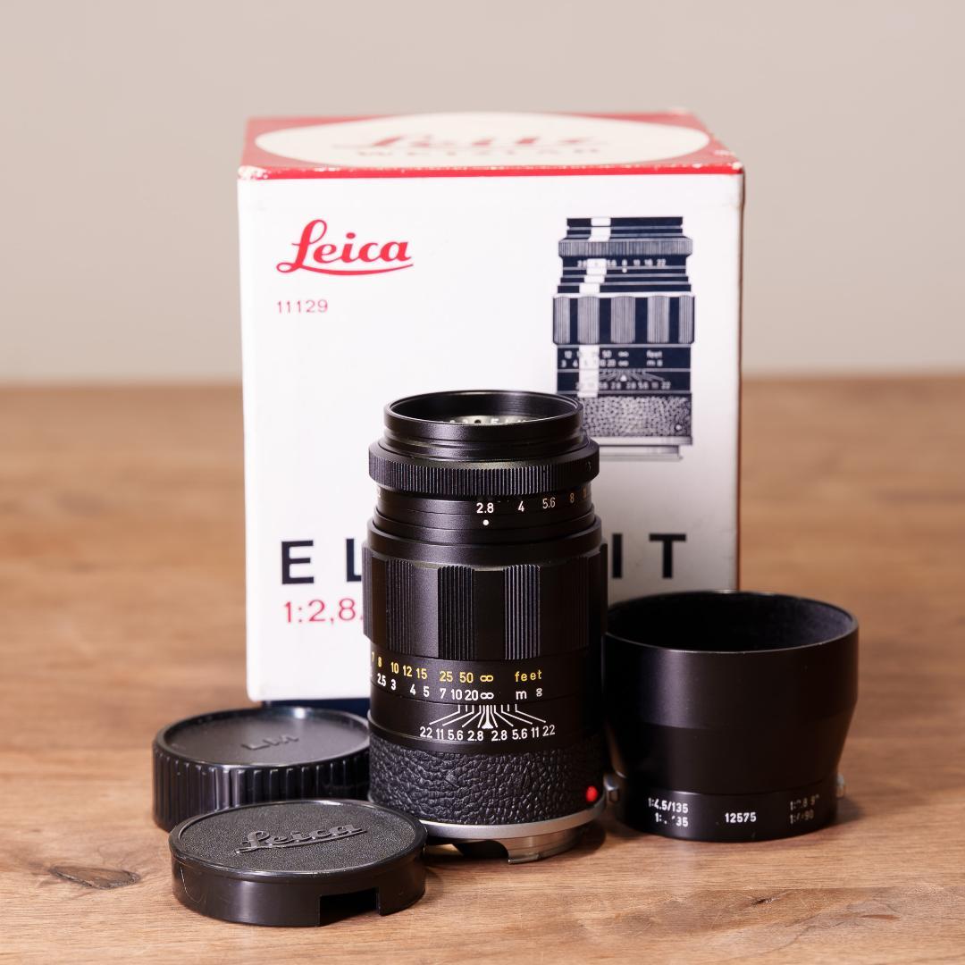 極美品！貴重な黒 Leica Elmarit 90mm F2.8 ブラック