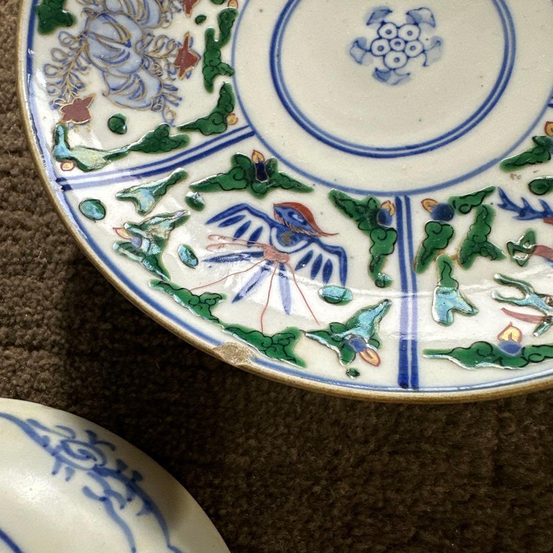 t*i様 大明萬暦年製 中国 明王朝時代 大量14点 時代物 骨董品 中皿 景徳