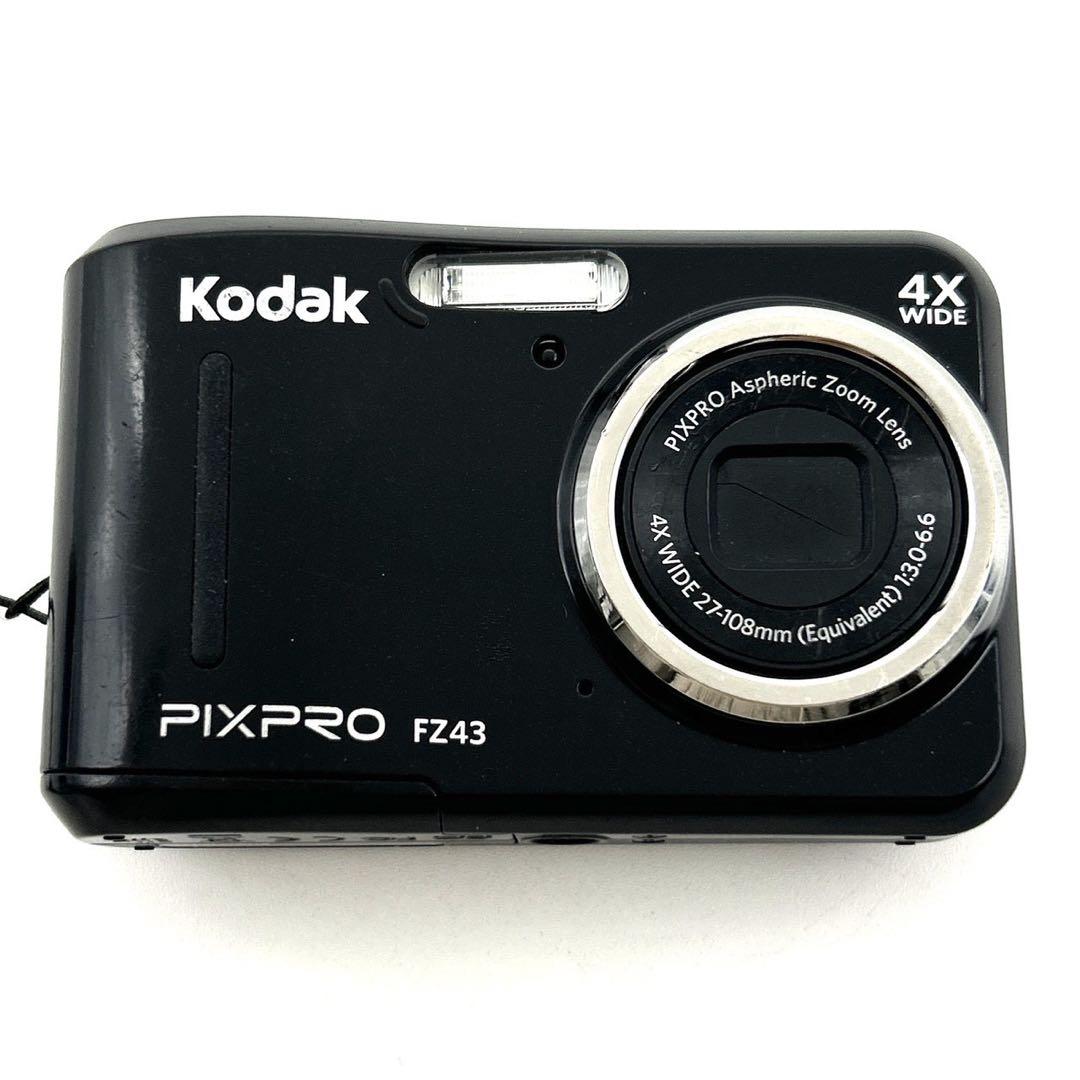 Kodak PIXPRO FZ43 黒 平成レトロ ブラック デジカメ 動作品