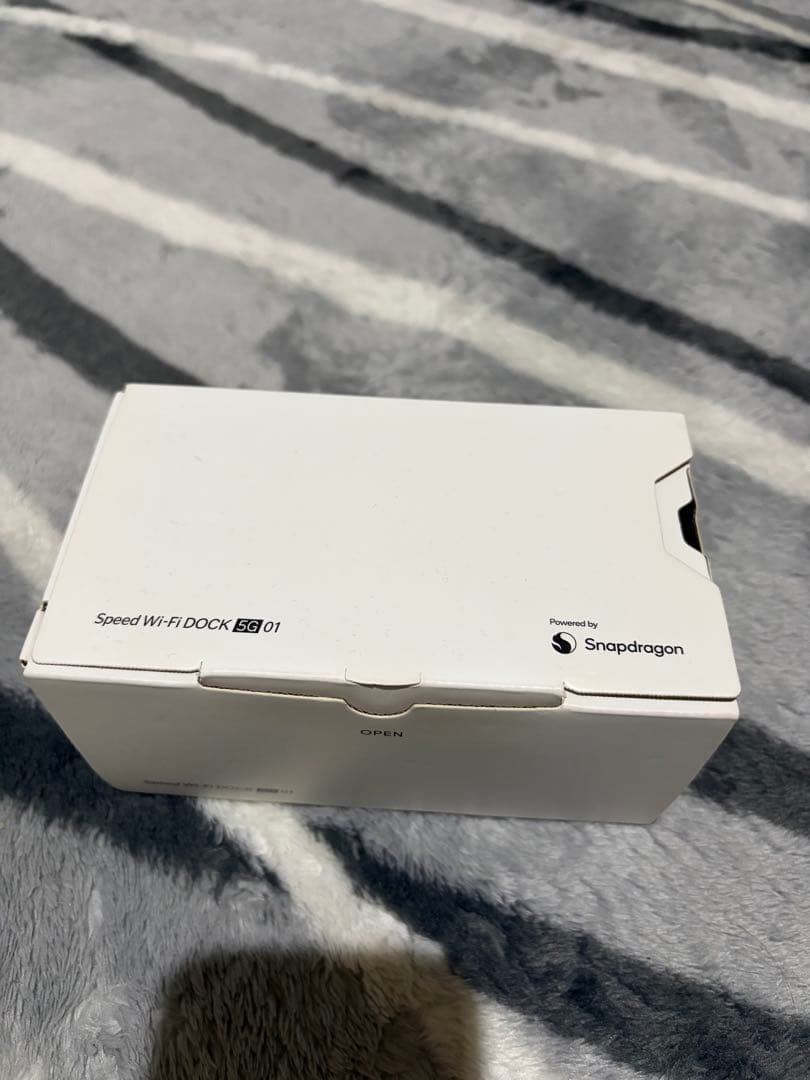 新品　　Speed Wi-Fi DOCK 5G 01