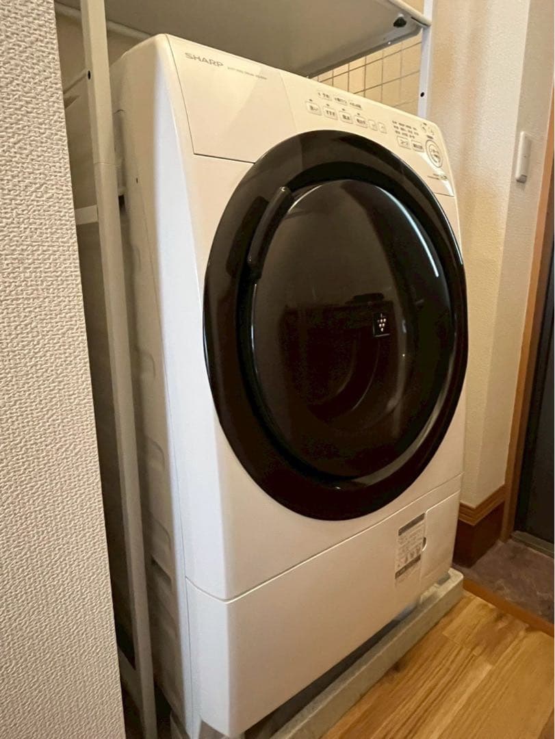 SHARP ドラム式 洗濯乾燥機7kg ES-S7H-WR