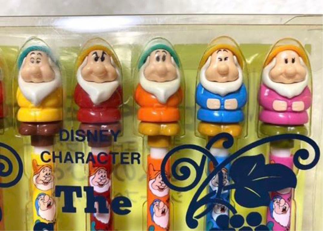 ディズニーキャラクター 七人のこびとシャープペンシル 白雪姫　廃盤