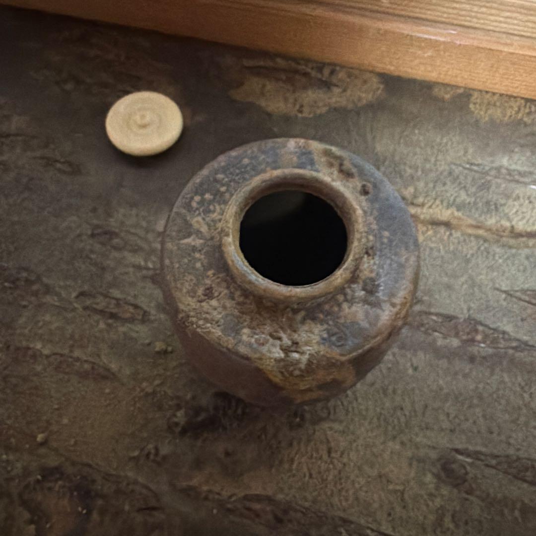 肩衝茶入　牙蓋　茶道具