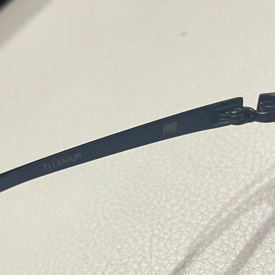 999.9（フォーナインズ）メガネ　S-860T 度あり　46S2512