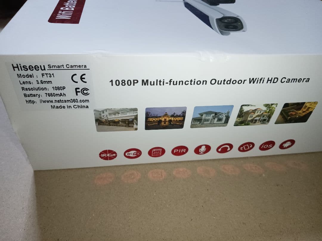 新品 防犯カメラ ソーラー Wi-Fi Hiseeu セキュリティ 太陽光発電