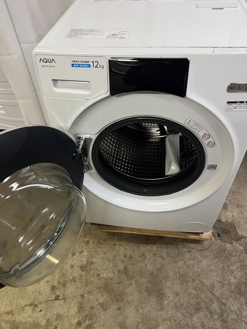 AQUAドラム式洗濯機 AQW-DX12M 2022年 洗濯12kg 乾燥6kg