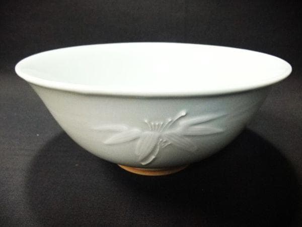 「河合榮之助」翆明磁 菓子器 青磁 京焼 清水焼 茶道具