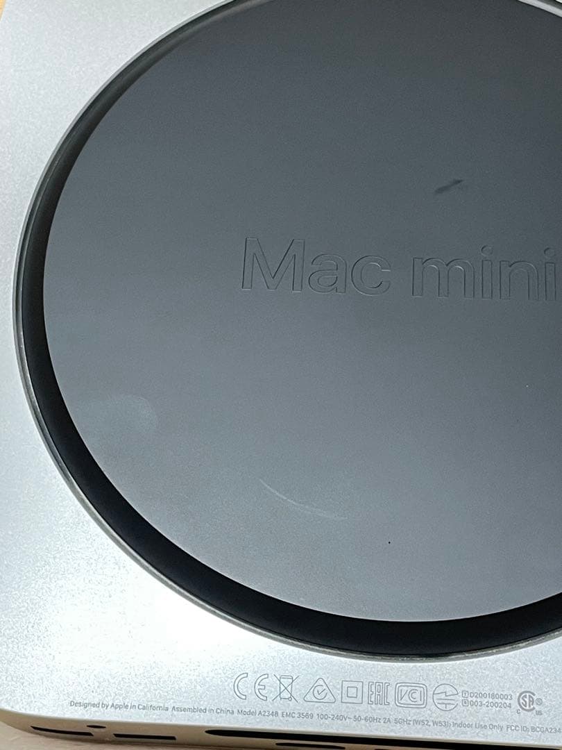 Macデスクトップ Apple M1 Mac mini 8GB 256GB 2020 A2348