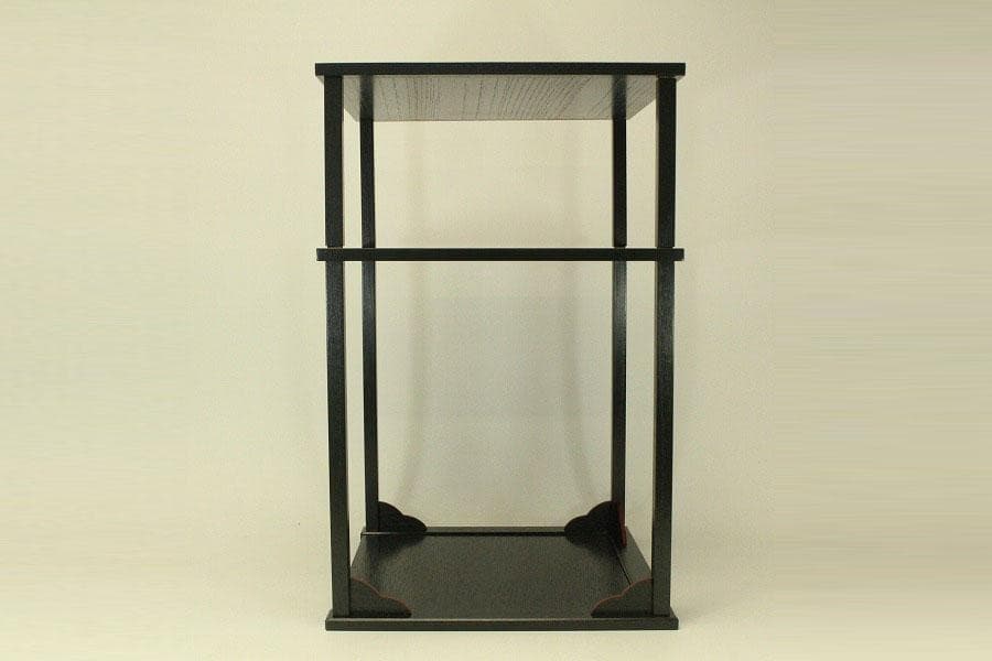 茶道具 糸巻き棚 水指棚 組み立て式 美品(ZE774)