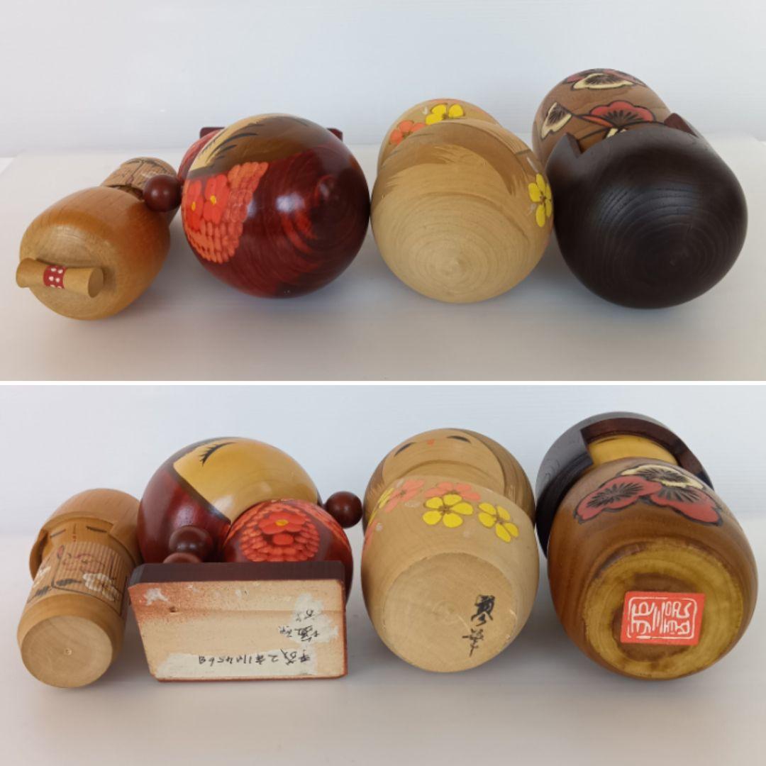 創作こけし 7体 まとめて