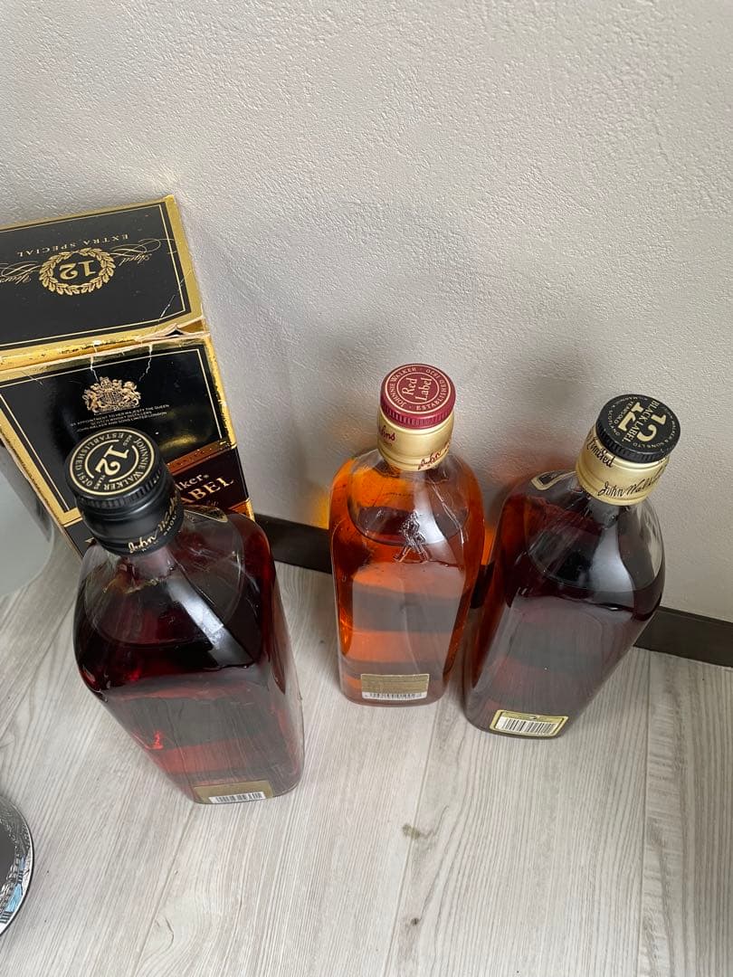 Johnnie Walker レッドラベル & ブラックラベル12年 3本セット