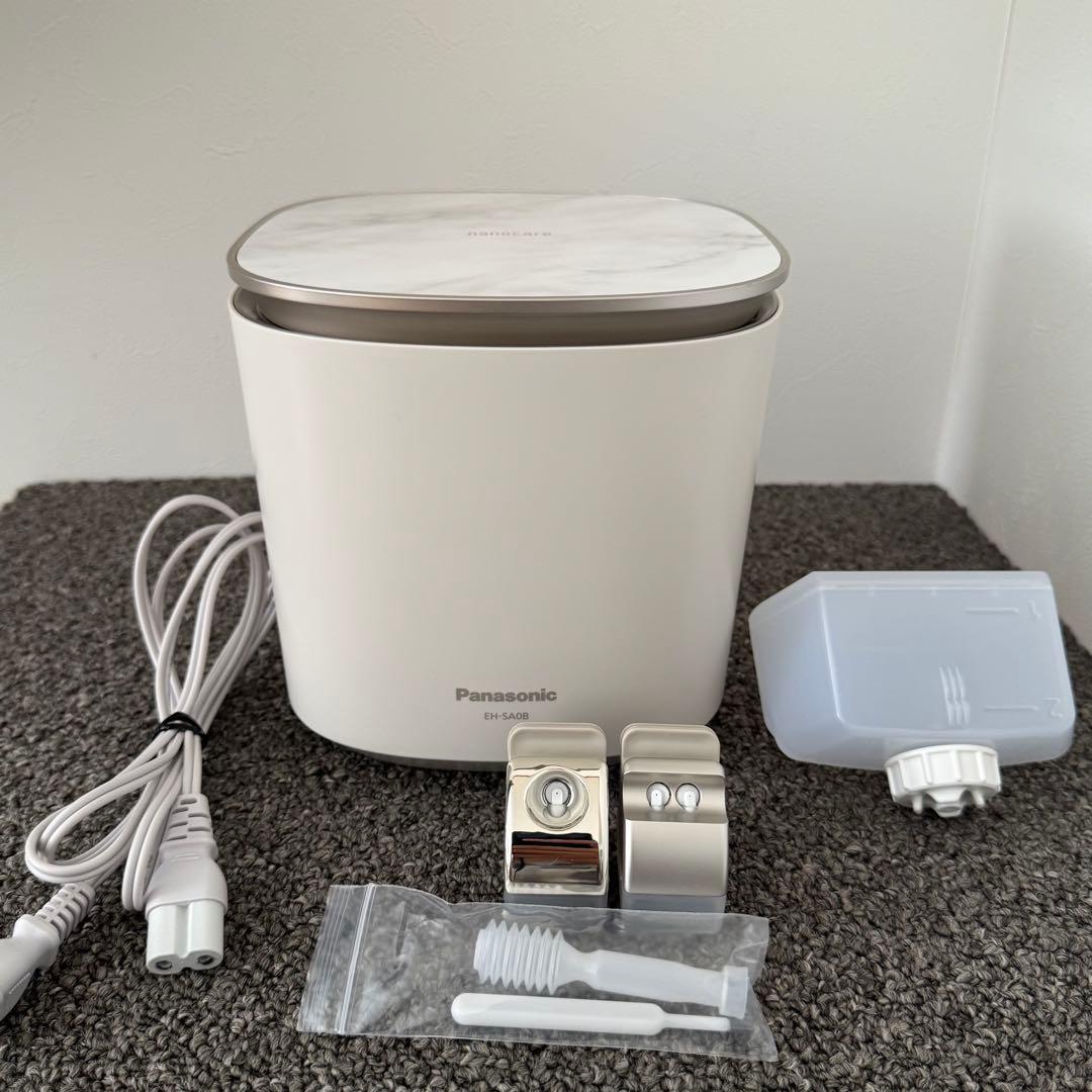 【美品】Panasonic ナノケア スチーマー EH-SA0B 付属品完備