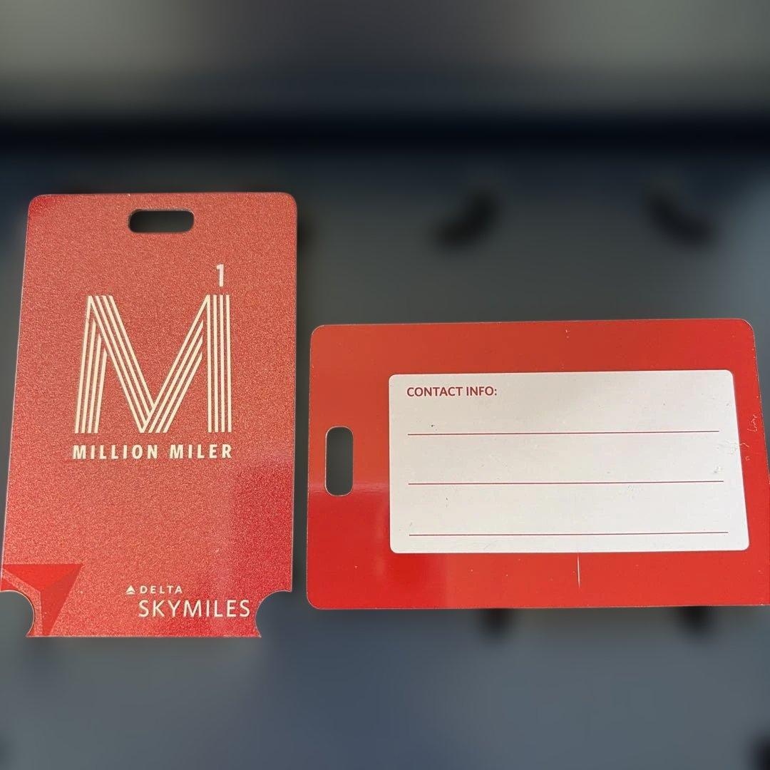 Delta SkyMiles Million Miler ネームタグ