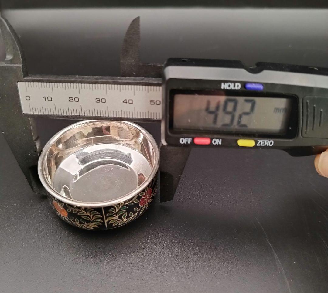 純銀杯 器 花柄 silver1000 祝通水記念 佐藤工業