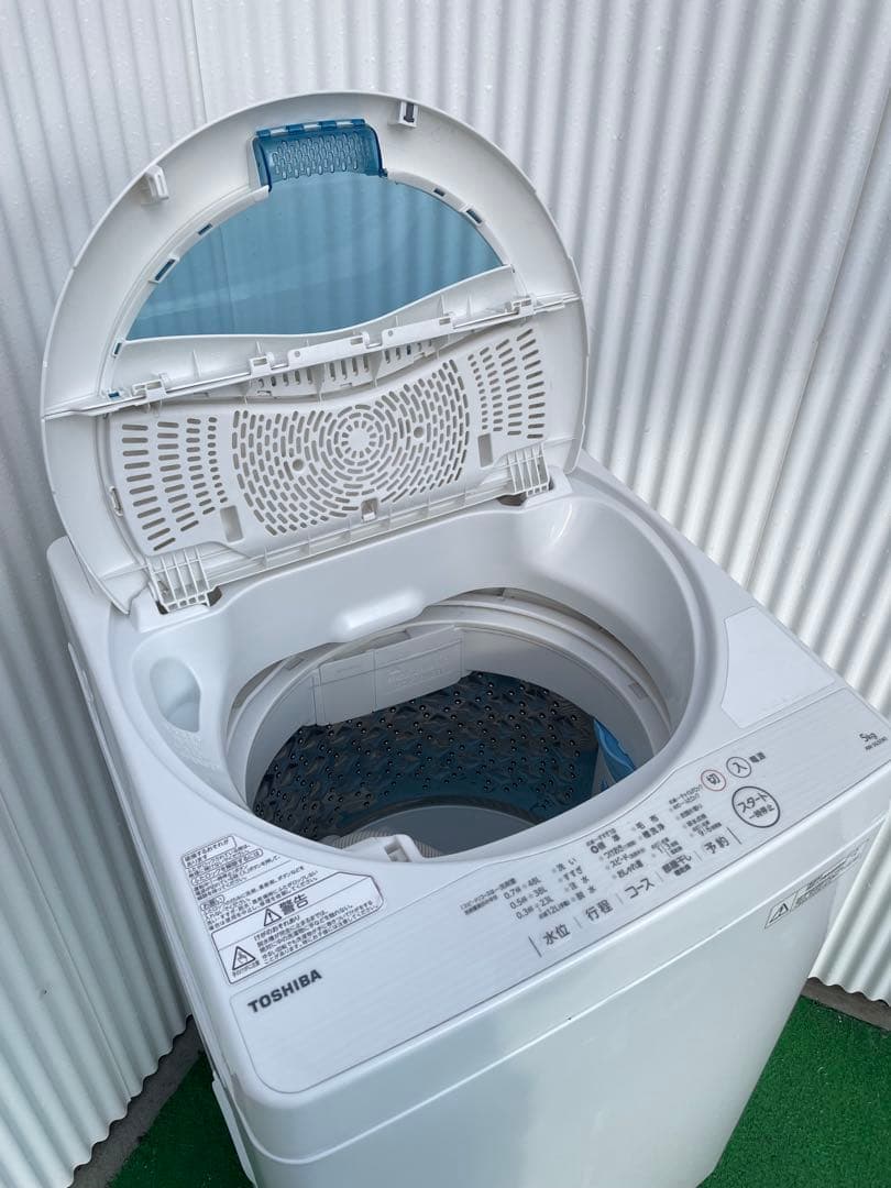 A08 東芝 グランホワイト 5kg 洗濯機 一人暮らし 単身 国産 高性能