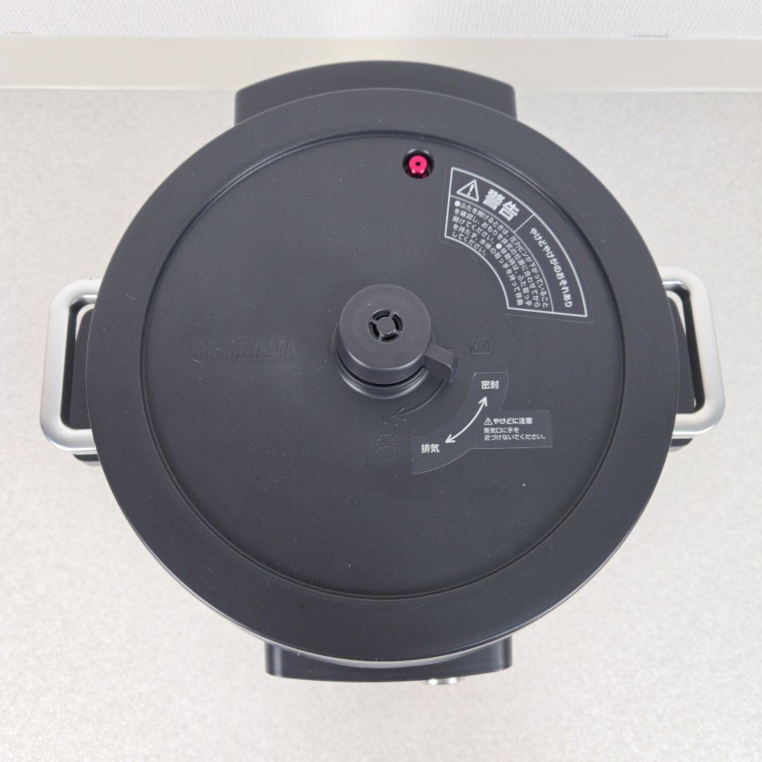【美品】アイリスオーヤマ 電気圧力鍋 4L 黒 KPC-MA4 時短調理