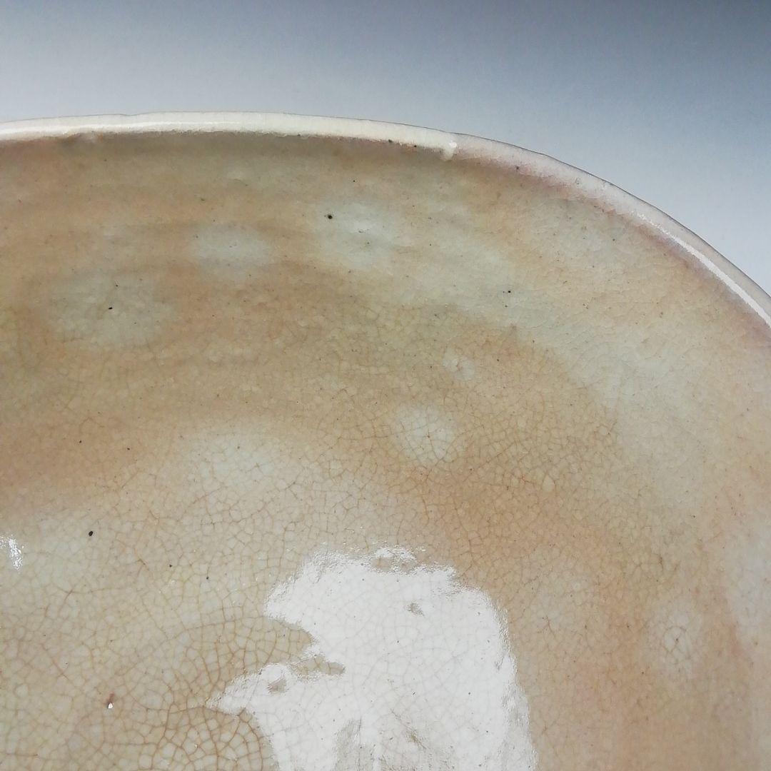 Ｔ７１　茶碗　『俵手　萩茶碗』『宗流庵　渡辺栄泉』　共箱　抹茶碗　茶道具