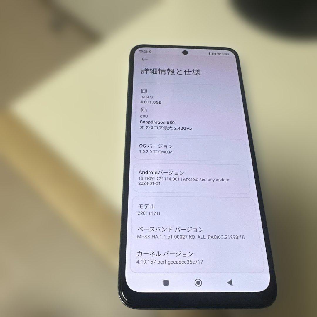 スマートフォン本体 realme note11