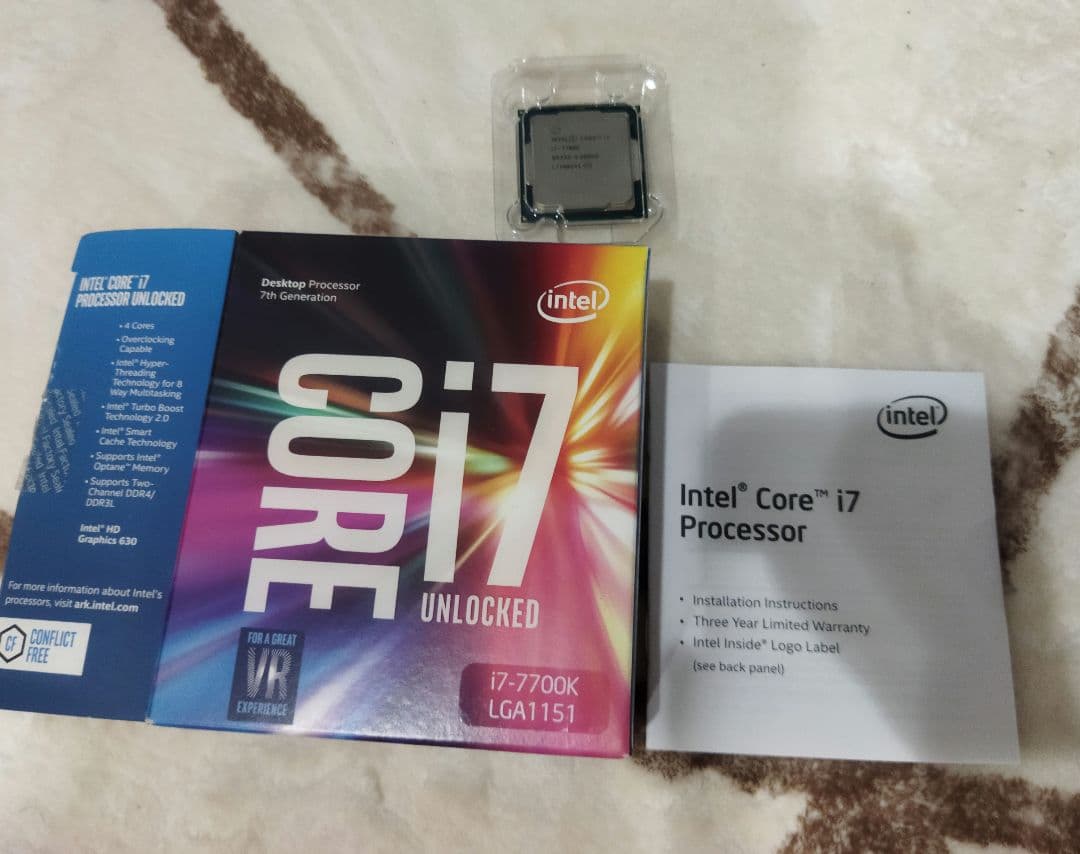 【動作確認済】Intel Core i7-7700K CPU LGA 1151