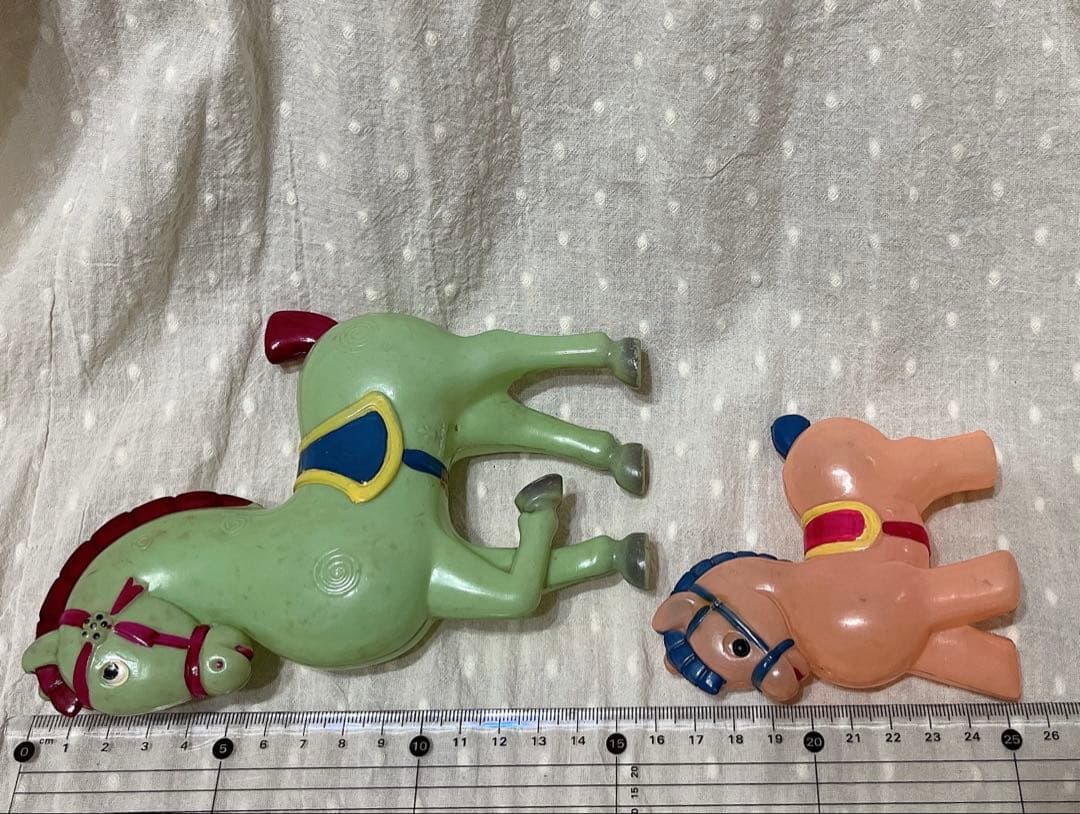 当時物　昭和レトロ　レトロ　セルロイド　人形　うま　馬　おもちゃ　玩具　当時物