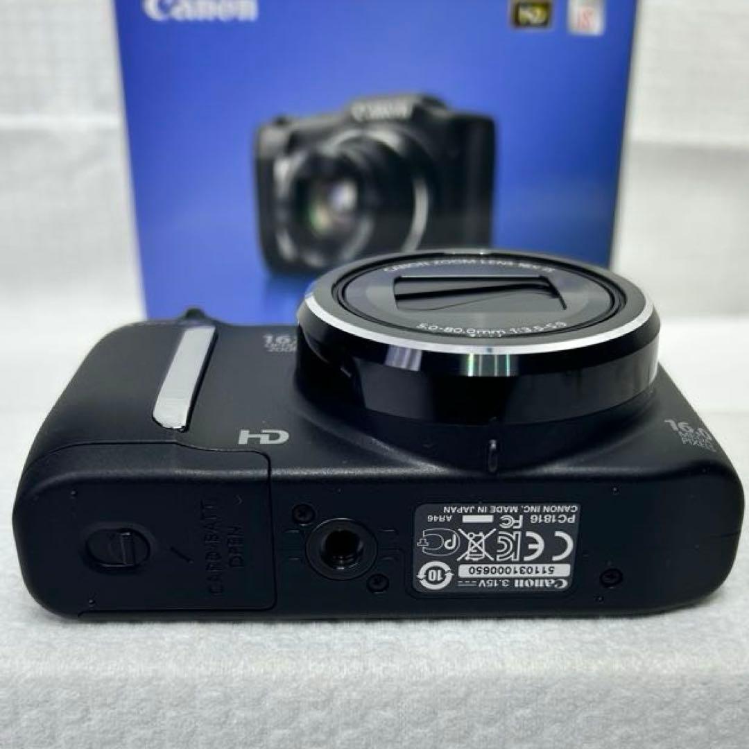 美品 Canon デジカメ ブラックPowerShot SX160 IS