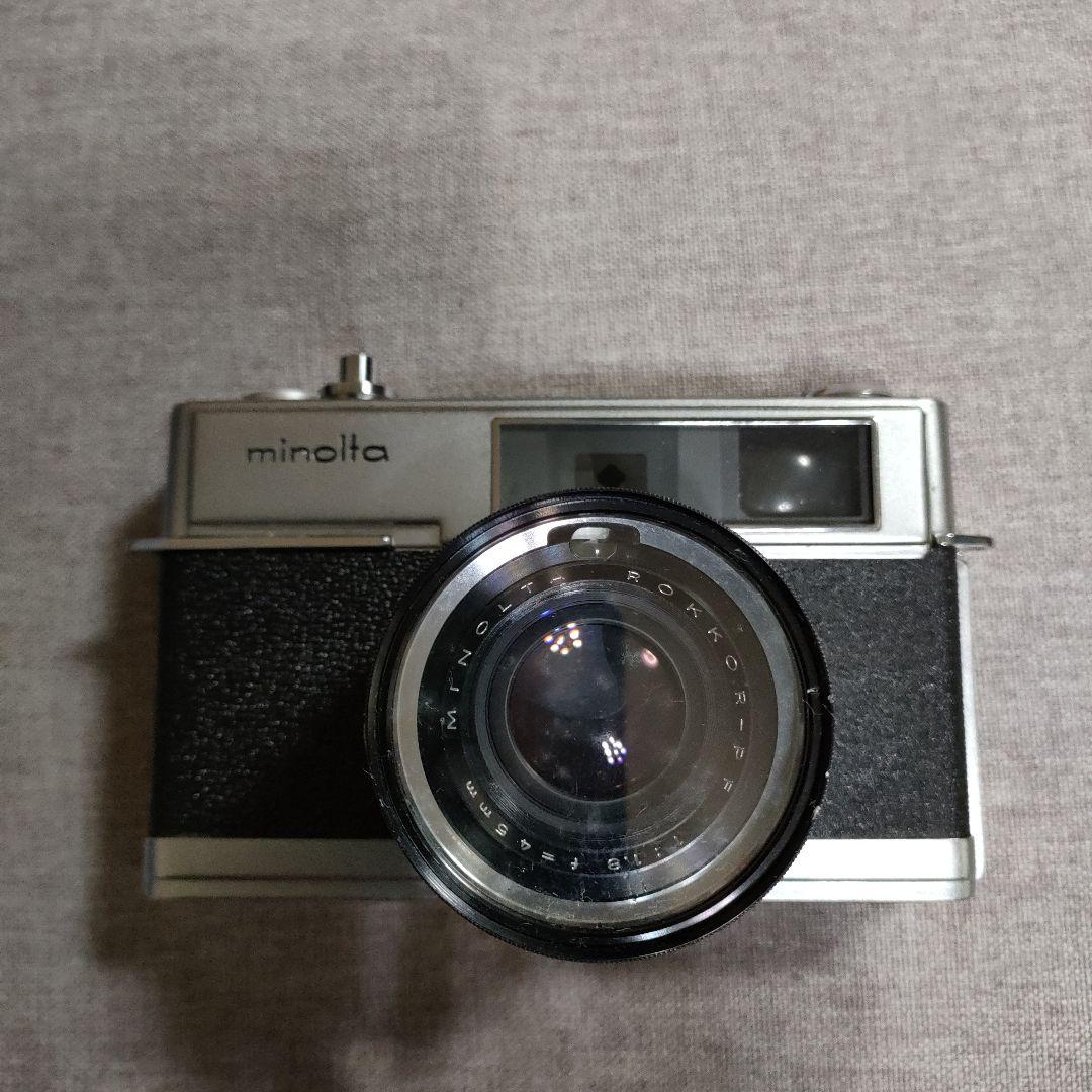 【ジャンク】 minolta HI-MATIC7　カバー付