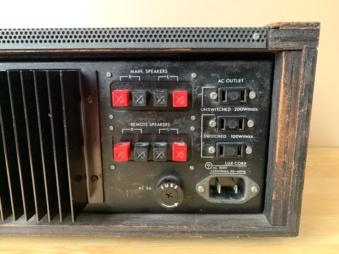 【フルレストア済】LUXMAN ラックスマン プリメインアンプ 505X