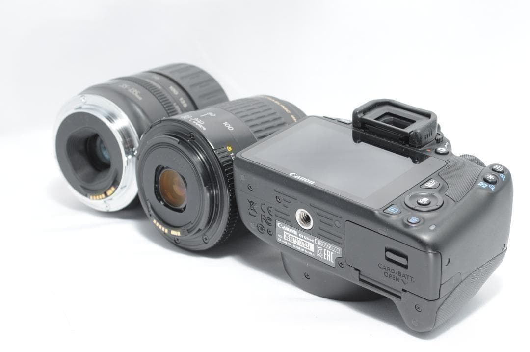 ✨️Canon Kiss X7✨スマホ転送✨️標準＆望遠レンズ✨️使用回数少✨️