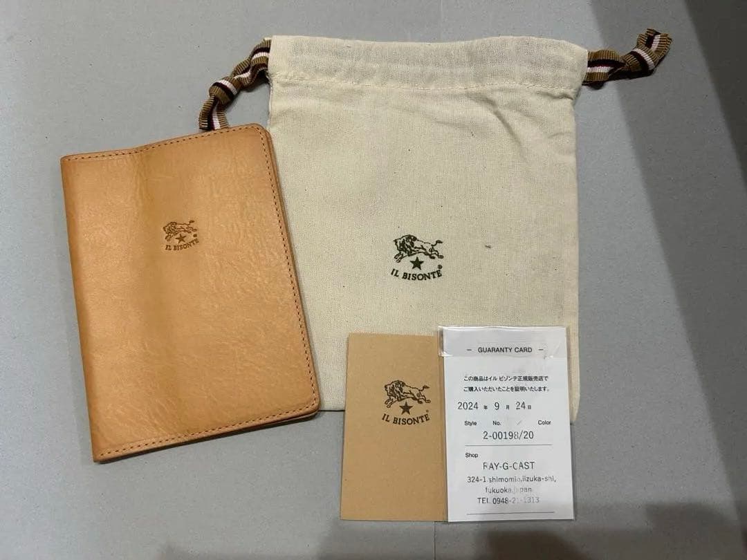 イルビゾンテ　パスポート　カバー　能率手帳