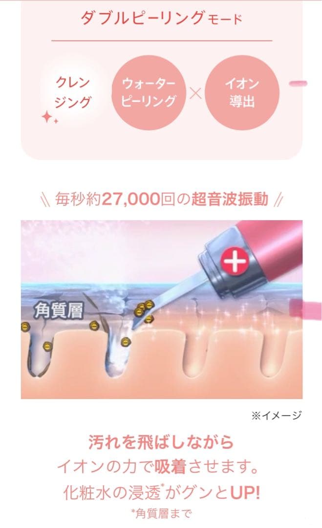 ✨YA-MAN 美顔器IB-36P 角質ケア リフトアップ 超音波 ピーリング✨