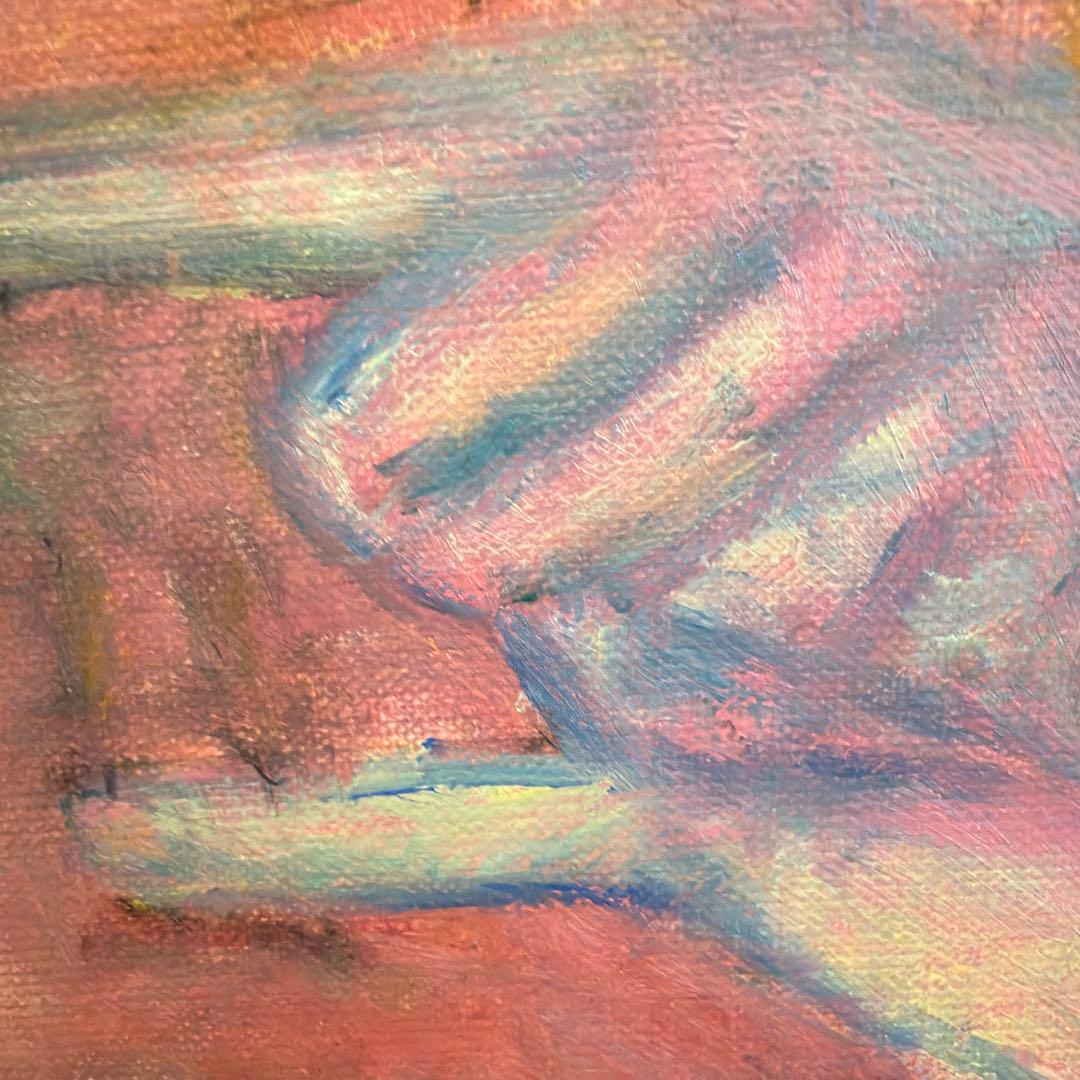 リアルな目と手の絵画