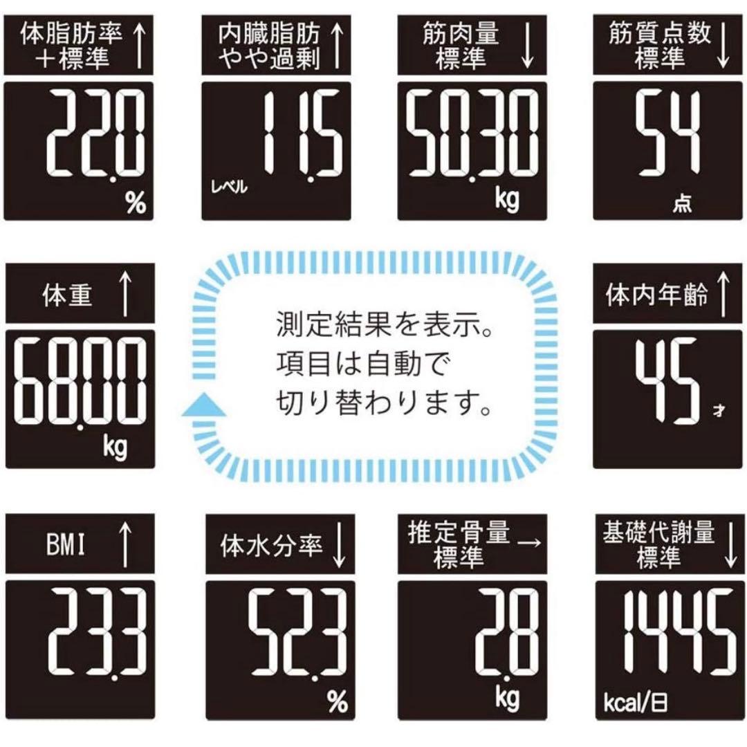 タニタ 体組成計 自動認識 インナースキャンデュアル 50g単位 日本製シルバー