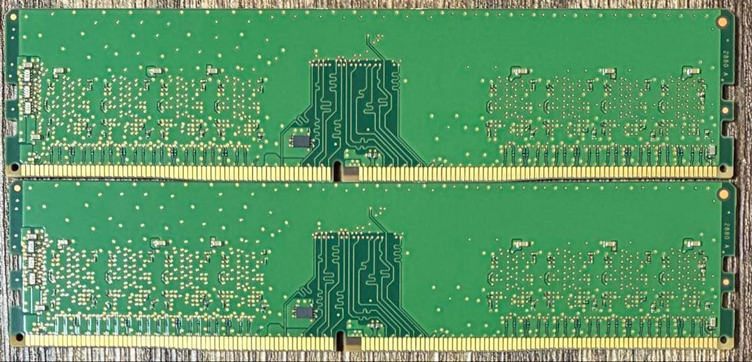 【中古】DDR4-3200 16GB(8GB×2枚) Micron