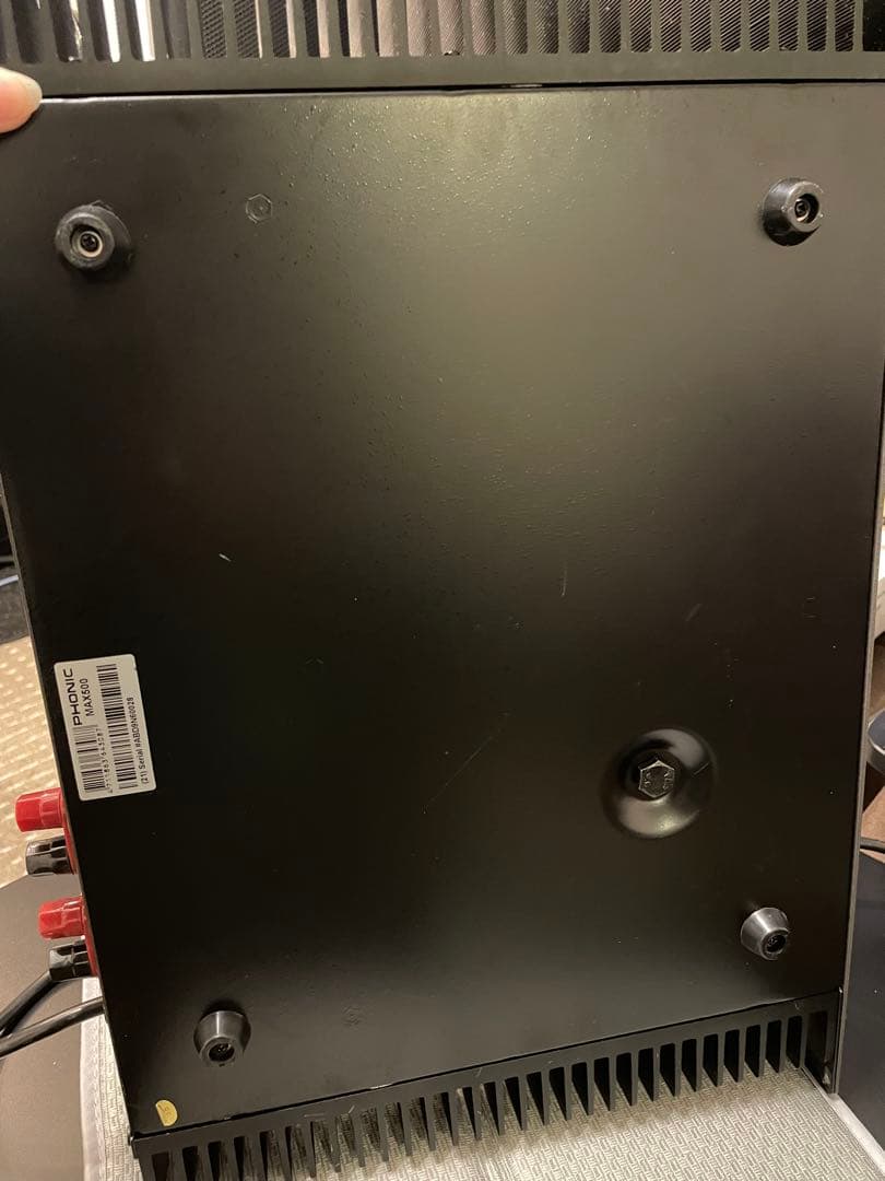 PHONIC MAX 500 パワーアンプ 動作品