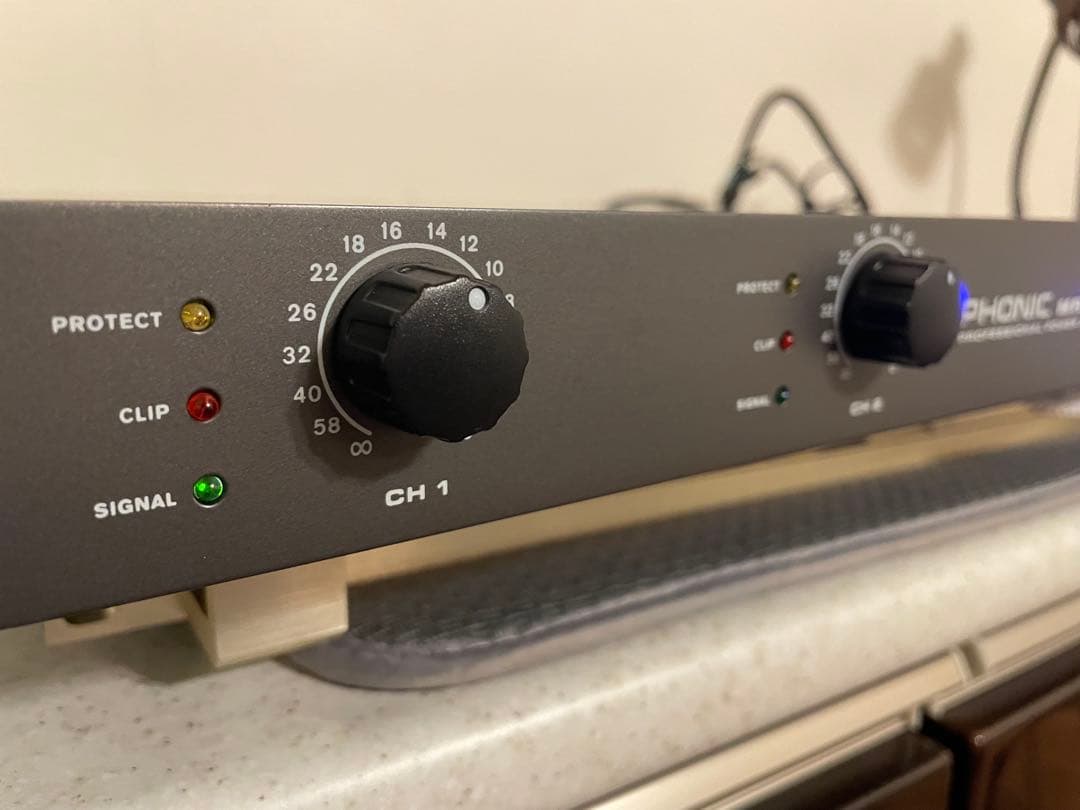 PHONIC MAX 500 パワーアンプ 動作品