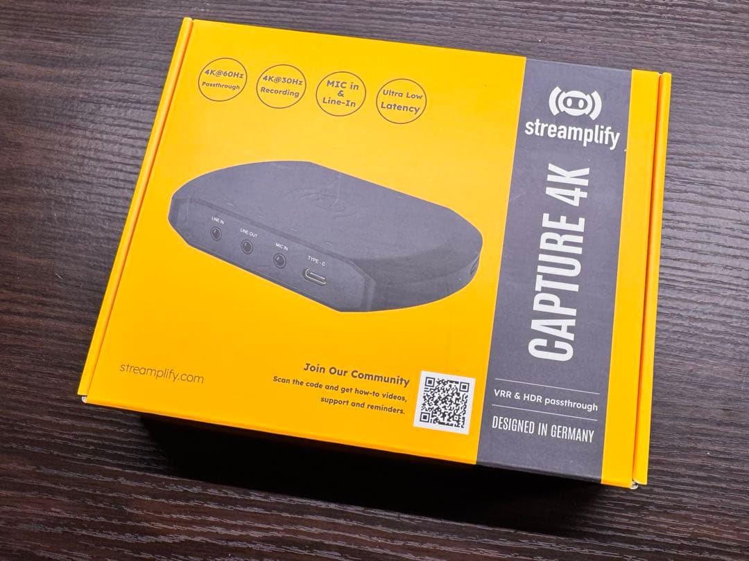 Streamplify CAPTURE 4K キャプチャーボード