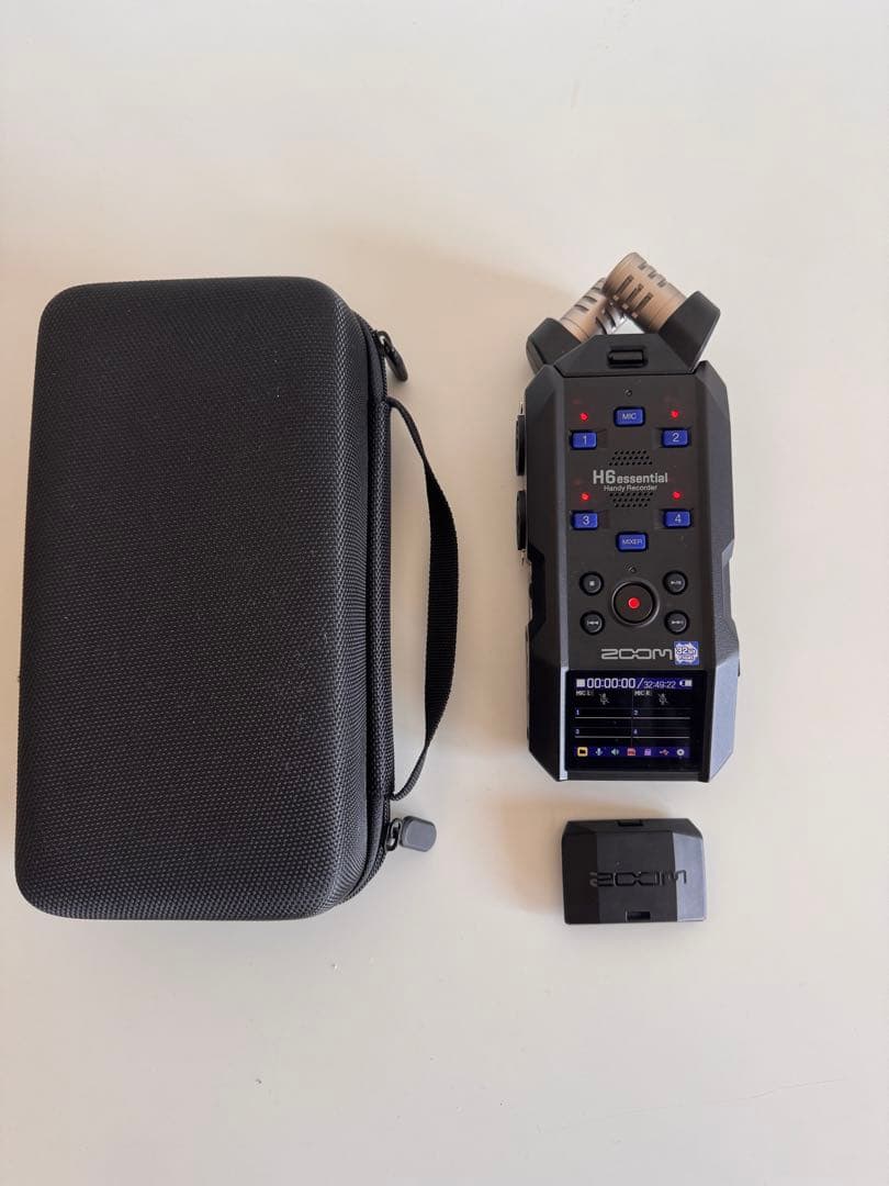 ZOOM H6 Essential ケース　micro SD 付き128GB付き