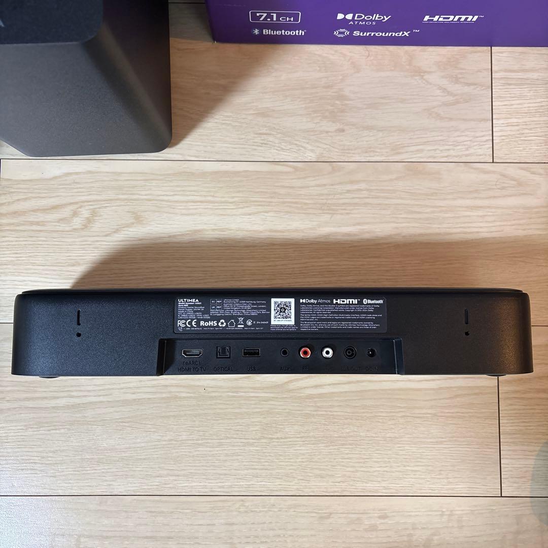 ULTIMEA Aura A60 サウンドバー Dolby Atmos