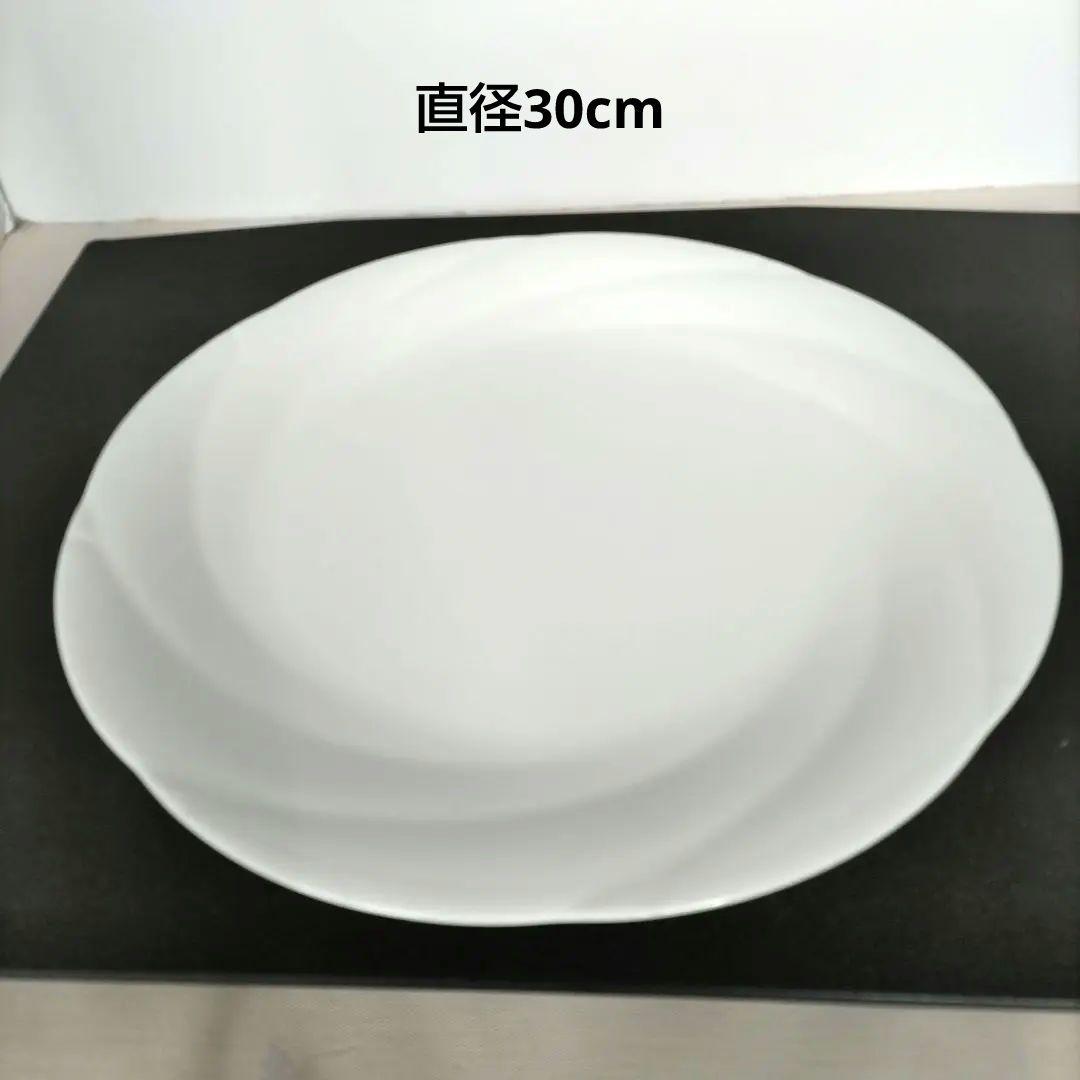 ノリタケ ボンチャイナ　 大皿アンサンブルホワイト 9640　直径30cm