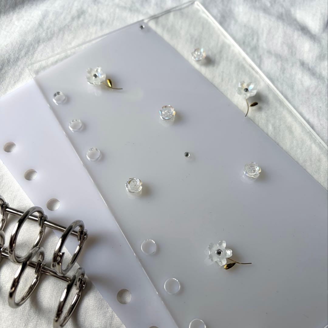 chanchi31　アクリル　バインダー　お花　A6