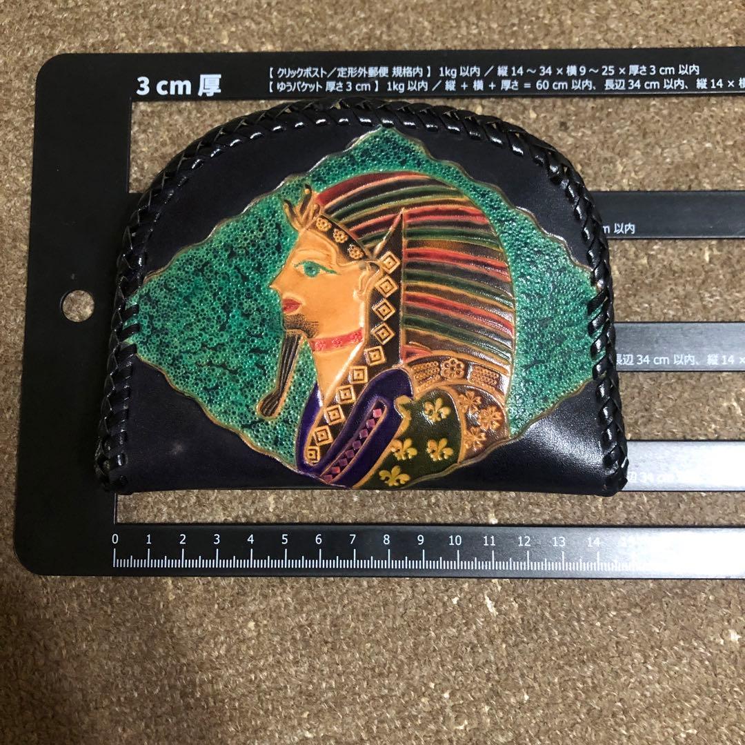 ハンドメイド　財布　エジプト　一点物