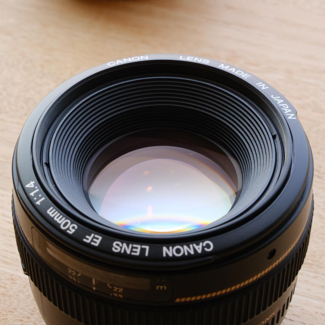 【美品】Canon EF 50mm f/1.4 USM レンズ