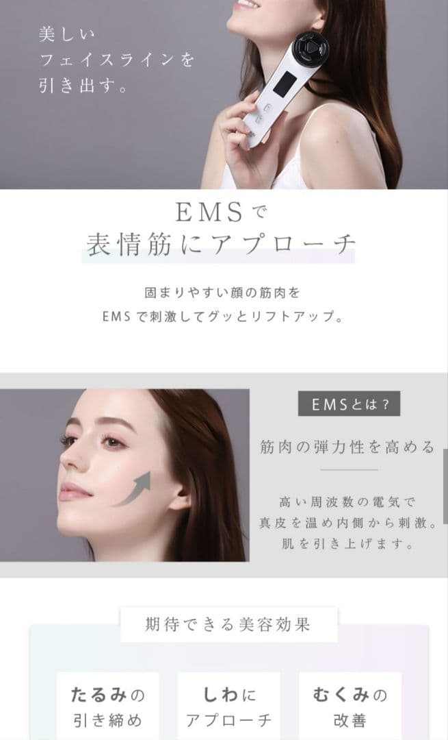 【新品未使用】LOABI ロアビ Teruma 美顔器 多機能 EMS マルチ