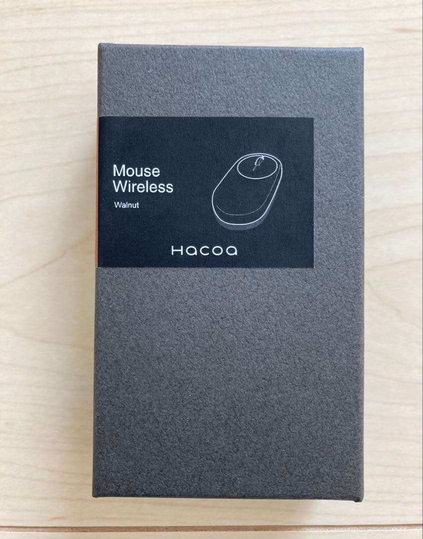 【新品未使用】Hacoa Mouse Walnut 木製ワイヤレスマウス